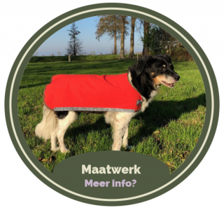 maatwerk regendekje hond lam